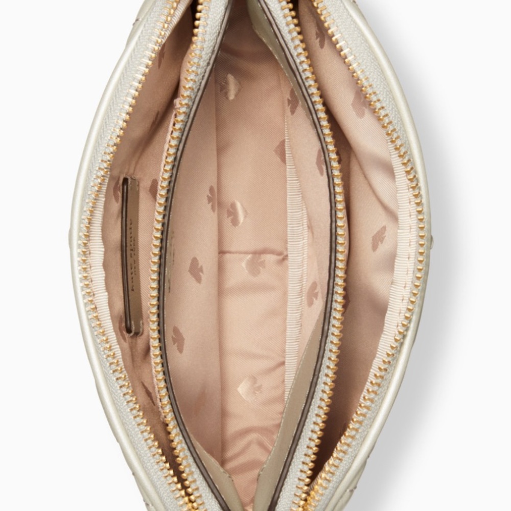⛔️SOLD⛔️Authentic Kate Spade Quilted leather Crosb - Picture 4 of 8